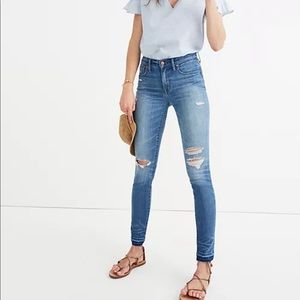 Madewell 9” High-Rise Skinny Jeans Drop Hem